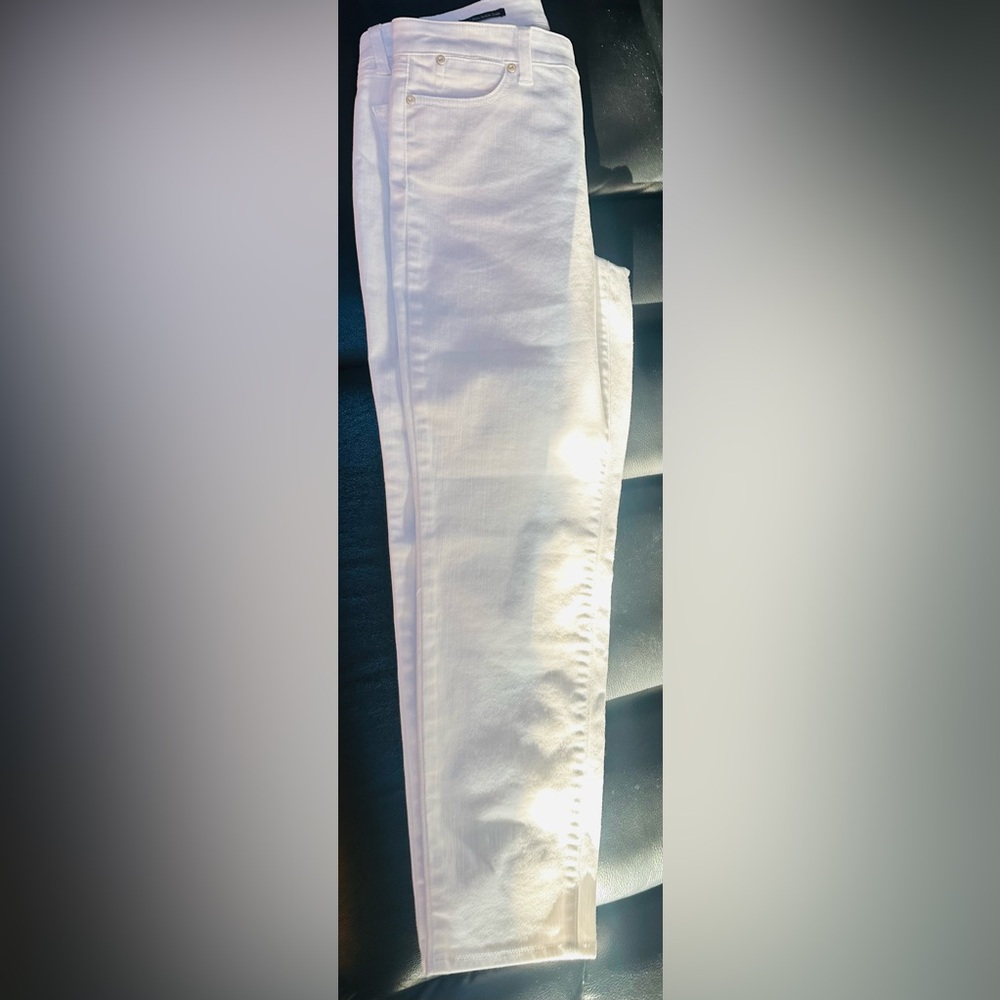 Talbots slim ankle Jean 8P white